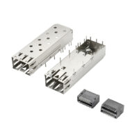 SFP 1x1 cage soldering tail