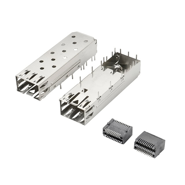 SFP 1x1 cage soldering tail